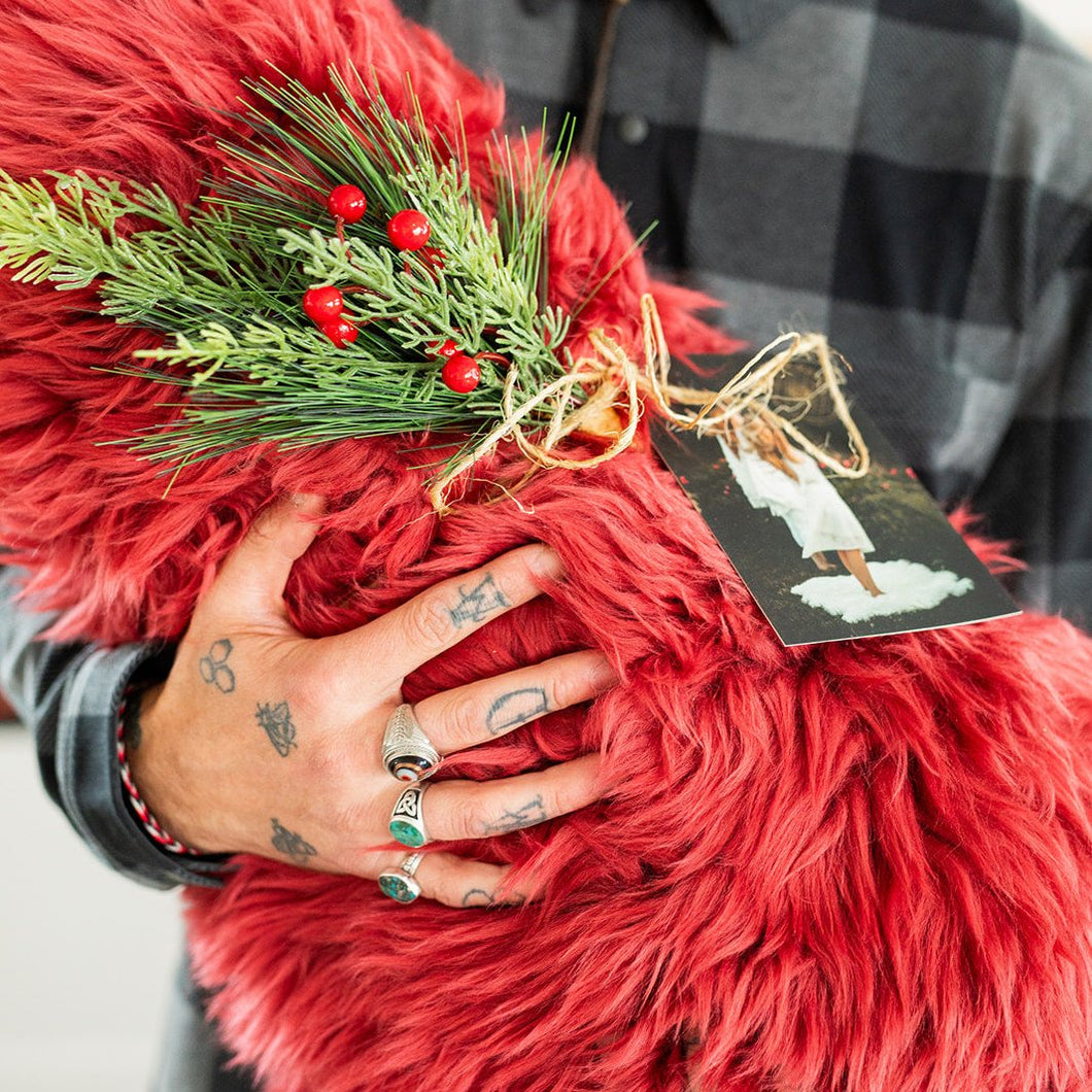 Red Jasper Sheepskin