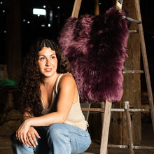 Rich Purple Sheepskin