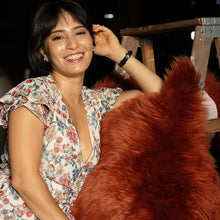 Grounding Orange Sheepskin