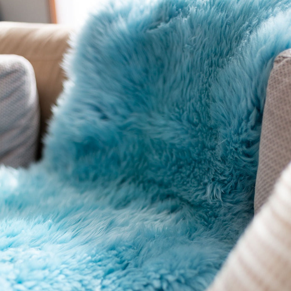 Blissful Blue Sheepskin