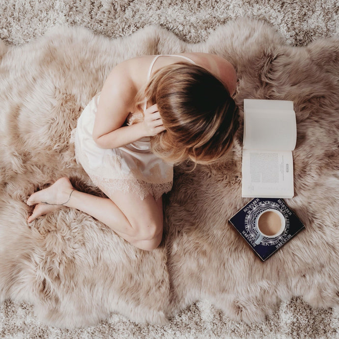 Celestial Zen Sheepskin Rug