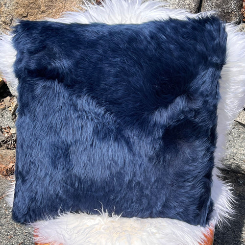Blue Knight Sheepskin Pillow