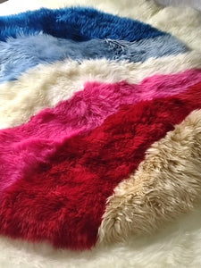 Rainbow Bliss Sheepskin Rug